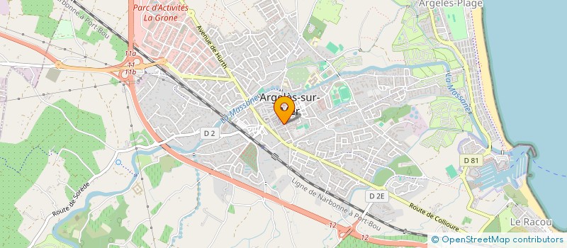 localisation de l'entreprise CHURRERIA CAMPILLO ET ALOZAINA à ARGELES-SUR-MER