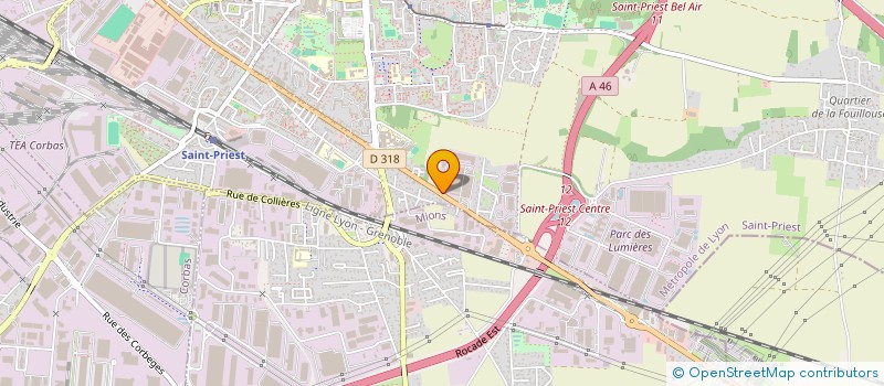 localisation de l'entreprise CHURROS LOVER  SAINT-PRIEST