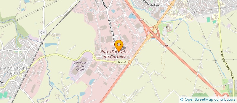 localisation de l'entreprise CHUSSCO à CHOLET