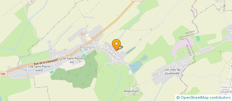 localisation de l'entreprise CHUT !... CA COMMENCE ! à BOULIGNY