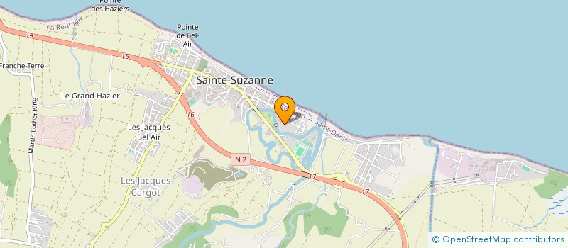 localisation de l'entreprise CHUT' NIAGARA à SAINTE-SUZANNE