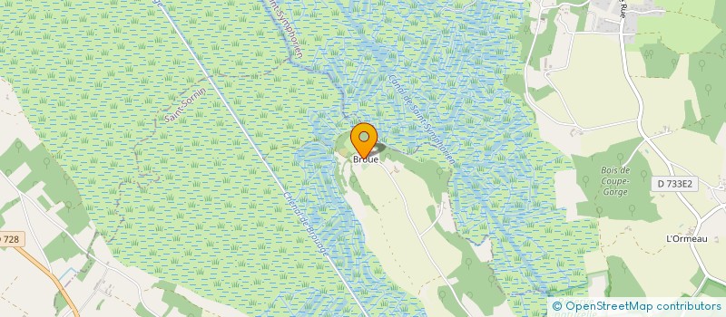 localisation de l'entreprise CHUT...ON ECOUTE LA TELE!  SAINT-SORNIN