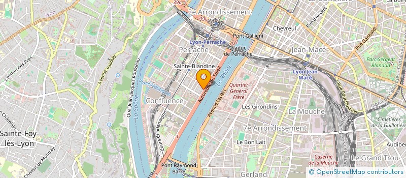 localisation de l'entreprise CHUZEL SERVICES à LYON
