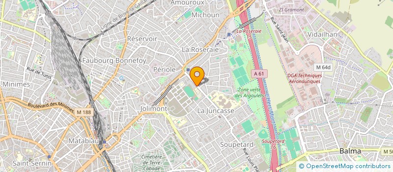 localisation de l'entreprise CHUZEVILLE LMNP à TOULOUSE