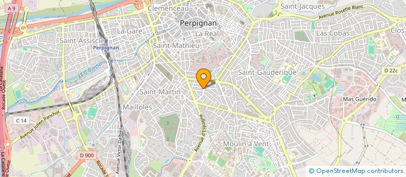 localisation de l'entreprise CHV à PERPIGNAN