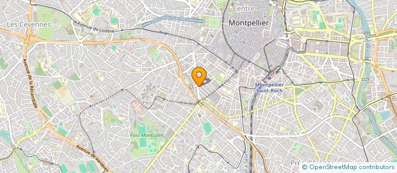 localisation de l'entreprise CHV à MONTPELLIER