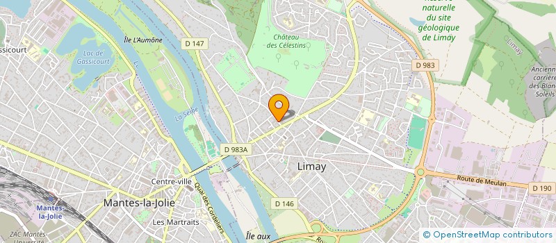 localisation de l'entreprise CHV  LIMAY