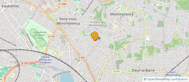 localisation de l'entreprise CHV SARL  SOISY-SOUS-MONTMORENCY