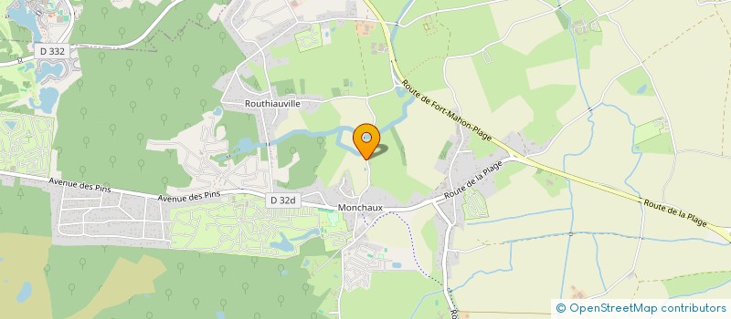 localisation de l'entreprise CHVJ  QUEND