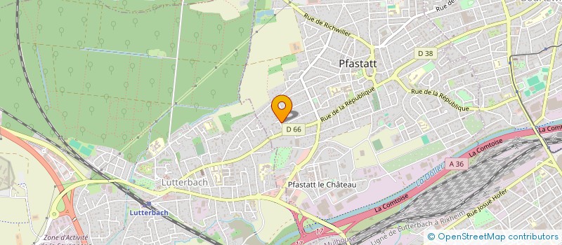 localisation de l'entreprise CHW  RICHWILLER