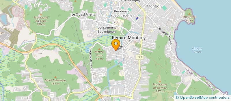 localisation de l'entreprise CHWITY CANDY  REMIRE MONTJOLY