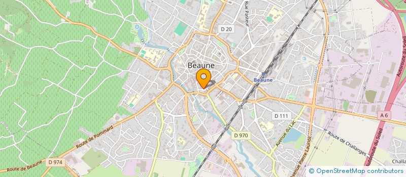 localisation de l'entreprise CHX CAPITAL à BEAUNE