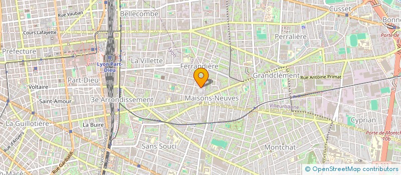 localisation de l'entreprise CHX-GROUP à LYON
