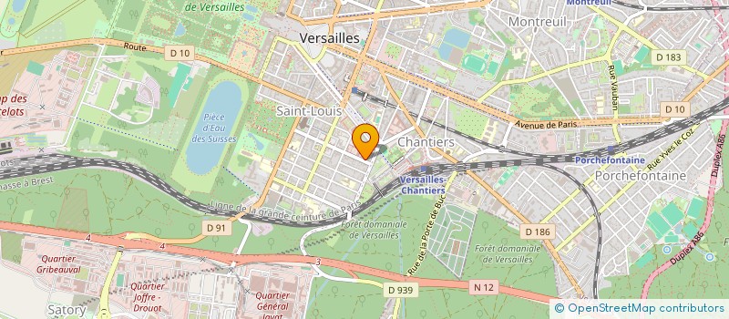 localisation de l'entreprise CHXCL à VERSAILLES