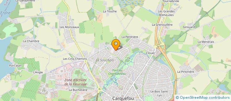 localisation de l'entreprise CHYC INVEST  CARQUEFOU