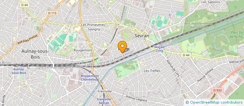 localisation de l'entreprise CHYD à SEVRAN