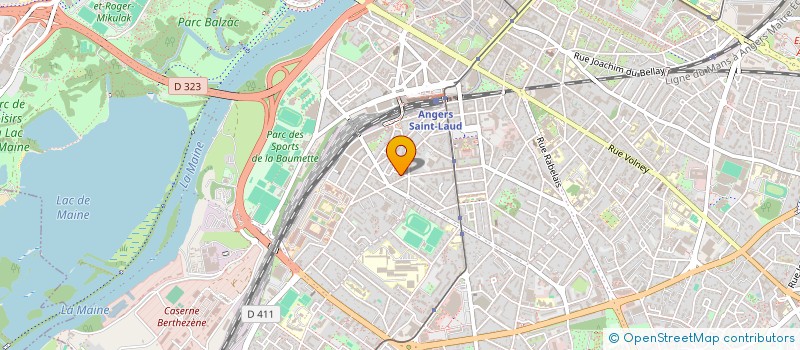 localisation de l'entreprise CHYLARVIE à ANGERS