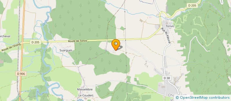 localisation de l'entreprise CHYSCLAIN ET FILS  CHAUMONT-LE-BOURG