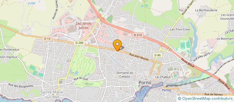 localisation de l'entreprise CHYSTERA  PORNIC