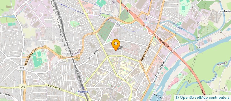 localisation de l'entreprise CI 15 à ROANNE