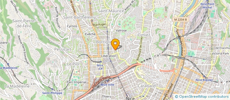localisation de l'entreprise CI 16 AV. ROMAIN ROLLAND à NICE