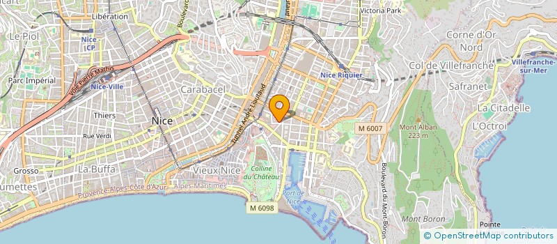 localisation de l'entreprise CI 17 RUE BONAPARTE  NICE