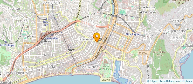 localisation de l'entreprise CI 20 AVENUE GALLIENI à NICE