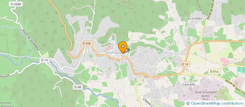 localisation de l'entreprise CI AQUATECHNOLOGIE à GRIMAUD