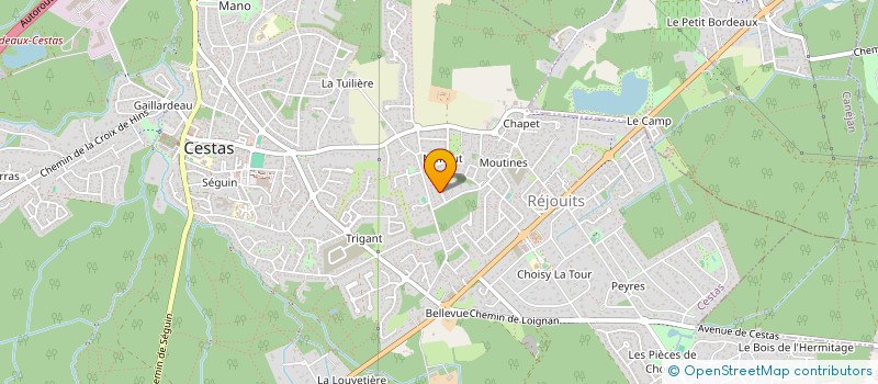 localisation de l'entreprise CI BSNC  CESTAS