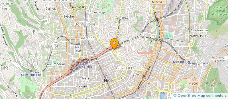 localisation de l'entreprise CI CIMIEZ à NICE