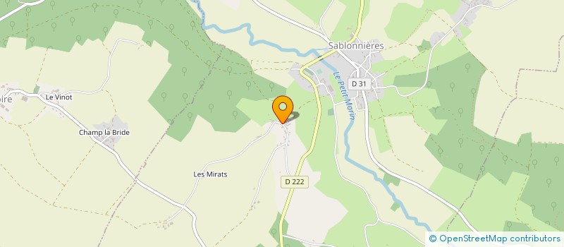 localisation de l'entreprise CI-CONSULT  SABLONNIERES