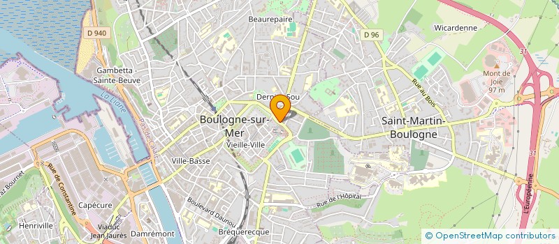 localisation de l'entreprise &CI COUCY à BOULOGNE SUR MER