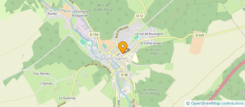 localisation de l'entreprise CI DECKT  SAINT-SAENS