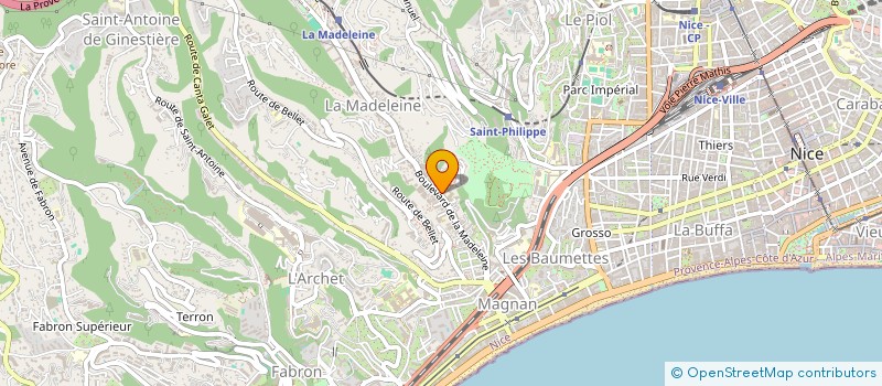 localisation de l'entreprise CI DU 100-102 BD DE LA MADELEINE à NICE
