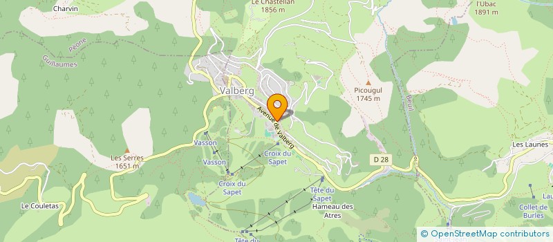 localisation de l'entreprise CI EDELWEISS  PEONE