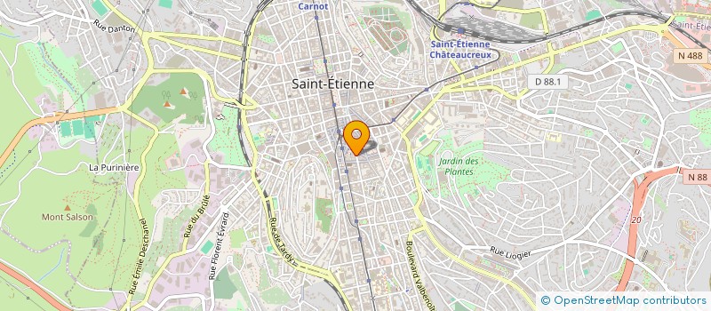 localisation de l'entreprise CI FASHION à SAINT-ETIENNE