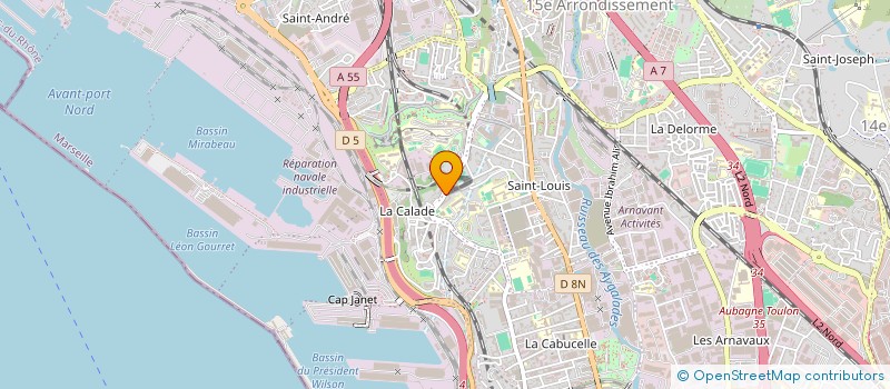 localisation de l'entreprise CI FORMATION à MARSEILLE