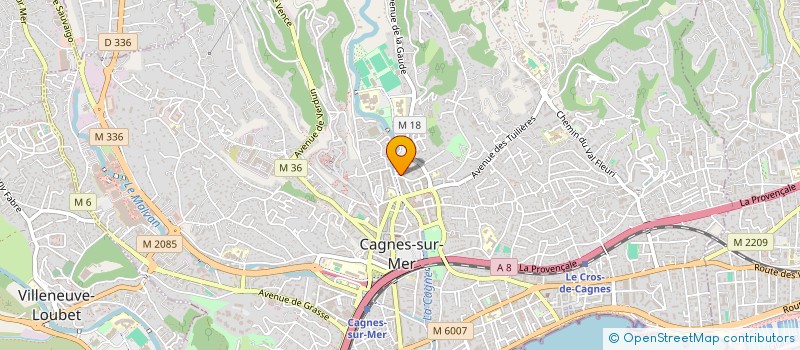 localisation de l'entreprise CI FORTUNA à CAGNES-SUR-MER
