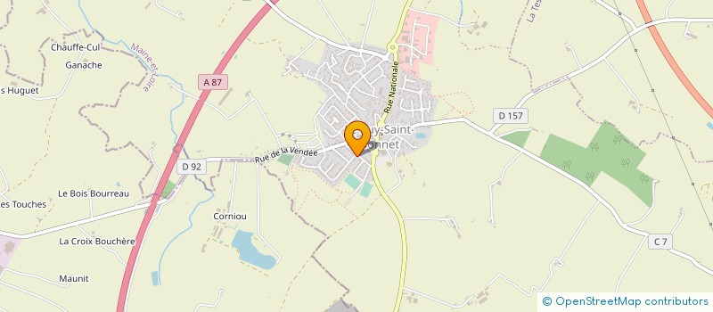 localisation de l'entreprise CI-KLOP CHOLET à CHOLET