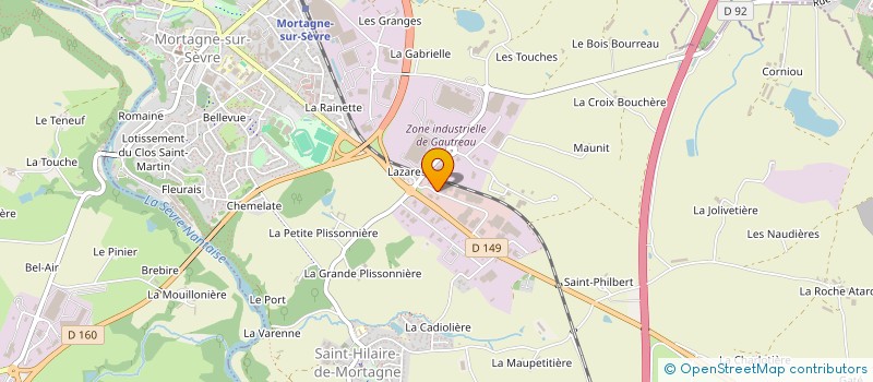 localisation de l'entreprise CI-KLOP HOLDING à MORTAGNE-SUR-SEVRE
