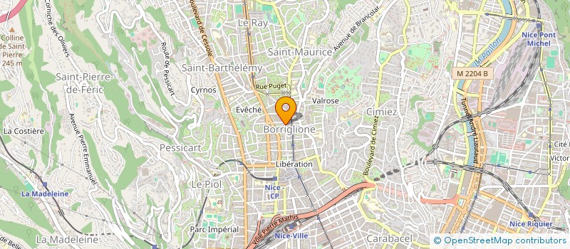 localisation de l'entreprise CI LE CHRISTIANA à NICE