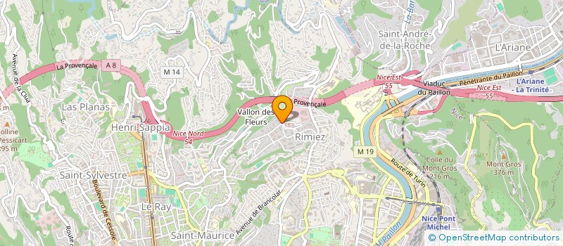 localisation de l'entreprise CI LES CHARMES DE CIMIEZ à NICE