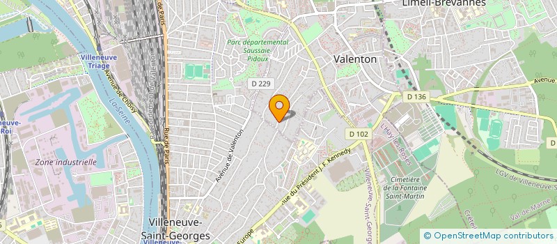 localisation de l'entreprise CI RENOVATION à VALENTON