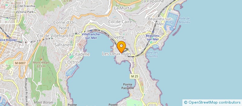 localisation de l'entreprise CI RES CAP FERRAT à VILLEFRANCHE-SUR-MER