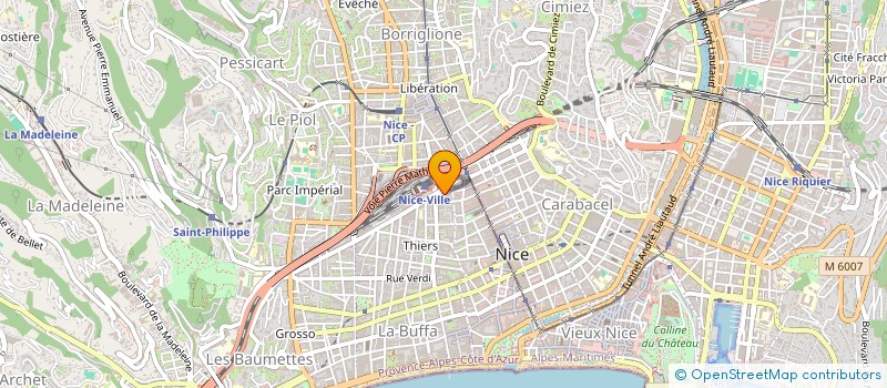 localisation de l'entreprise CI RESIDENCES DE LA CITE à NICE