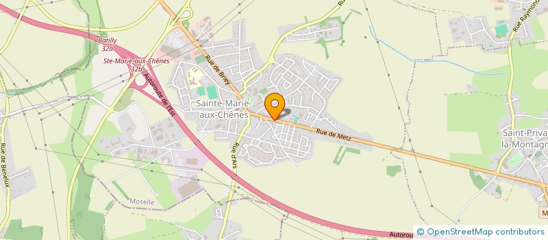 localisation de l'entreprise CI'TE SPORT  SAINTE-MARIE-AUX-CHENES