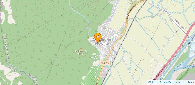localisation de l'entreprise CI TERRASSEMENT à CORBIERES-EN-PROVENCE