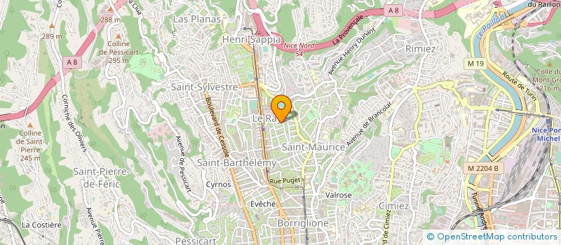 localisation de l'entreprise CI VILLA ANACAPRI à NICE