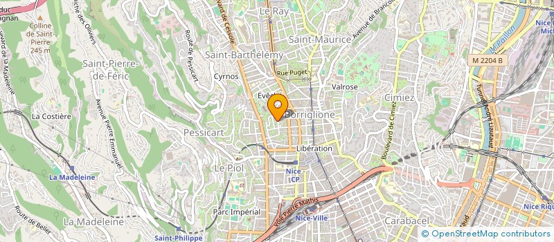 localisation de l'entreprise CI VILLA BELVEDERE à NICE