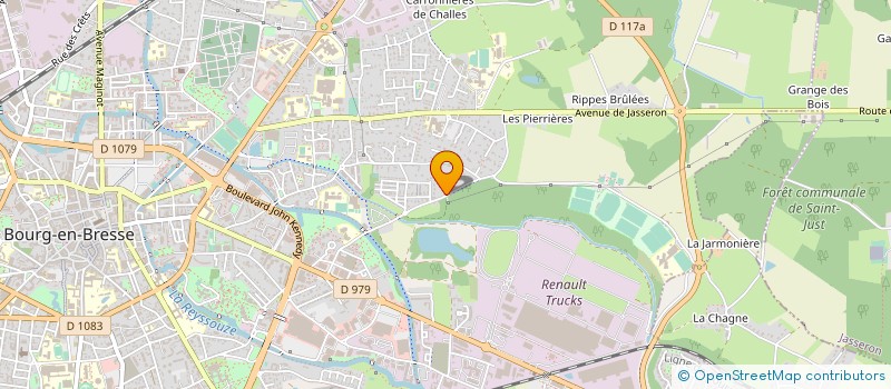 localisation de l'entreprise CI2L à BOURG-EN-BRESSE